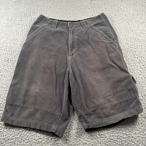 Vtg Billabong Shorts Mens Size 30 Gray Chino Corduroy Baggy Skate Surf Y2k Flaw